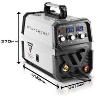 MIG MAG 135 ST IGBT welder with synergic wire feed and real 135 amps