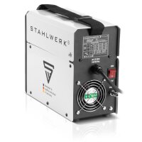 STAHLWERK MIG MAG 160 M IGBT welder Full-synergic 5 in 1 combination unit with real 160 Ampere / flux cored wire, MIG MAG, ARC MMA, Lift TIG