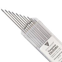 TIG tungsten electrodes WC20 grey 5 x 1,6 mm + 5 x 2,4 mm