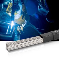 TIG welding rods STAHLWERK ER307Si stainless steel high alloy / &Oslash; 1,6 mm x 500 mm / 2 kg including storage box 