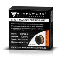 MIG MAG Welding Solid Wire Elektrode ER70S-6 SG3  &Oslash; 1,0 mm S100/D100 1 kg