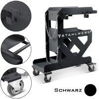 STAHLWERK Robust welding trolley for welding equipment, plasma cutters and gas cylinders.