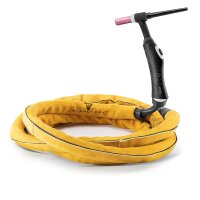Protective hose flexible sleeve for hose packages 5 meters made of real leather