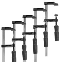 STAHLWERK F-clamp Set of 5 DIN 5117 50 x 250 mm