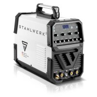STAHLWERK AC/DC TIG 200 pulse with plasma ST welding machine with 200 A TIG &amp; MMA, suitable for aluminium &amp; thin sheet metal, combination unit with 50 Amp CUT function