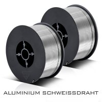 MIG MAG Aluminium welding rod ER4043 Si5 (ALSI-5) &Oslash; 0,8 mm 0,45 kg roll set of 2