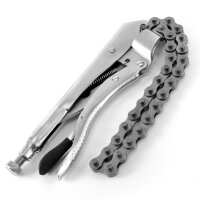 STAHLWERK chain grip pliers and assembly pliers with 450 mm chain length - Suitable for loosening oil filters, pinions and sprockets.