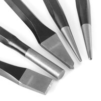 STAHLWERK 5-piece set with centre punch, flat chisel,...