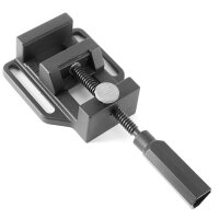 STAHLWERK MS-70-ST Sturdy and light aluminium machine vice Clamping device for workpieces made of metal, wood and plastic