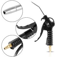 STAHLWERK Professional compressed air blow gun DAP-245 ST with 4 compressed air nozzles in set for car, workshop and DIY
