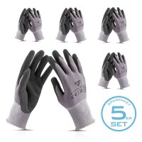 STAHLWERK nitrile work gloves size XL 5-pack
