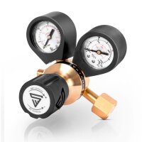Gas regulator 2 gauge for ARGON /CO2 /Inert gas, manufactured according to DIN EN ISO 2503